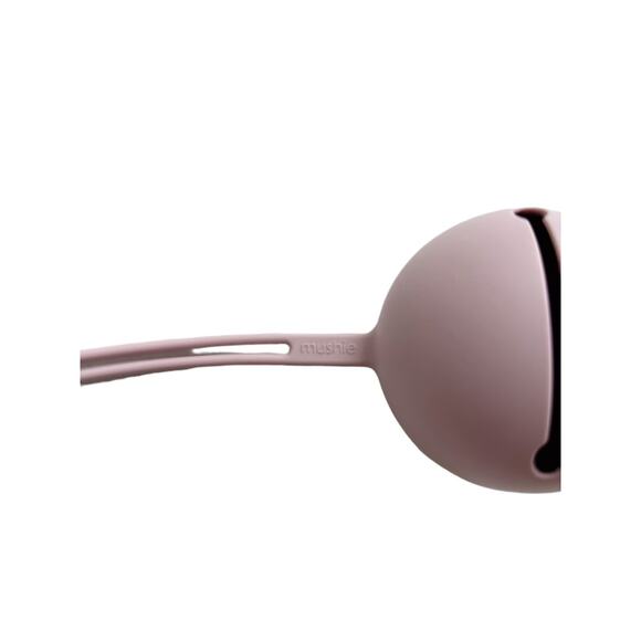 Mushie Pacifier Holder In Soft Lilac - Picture 3 of 3